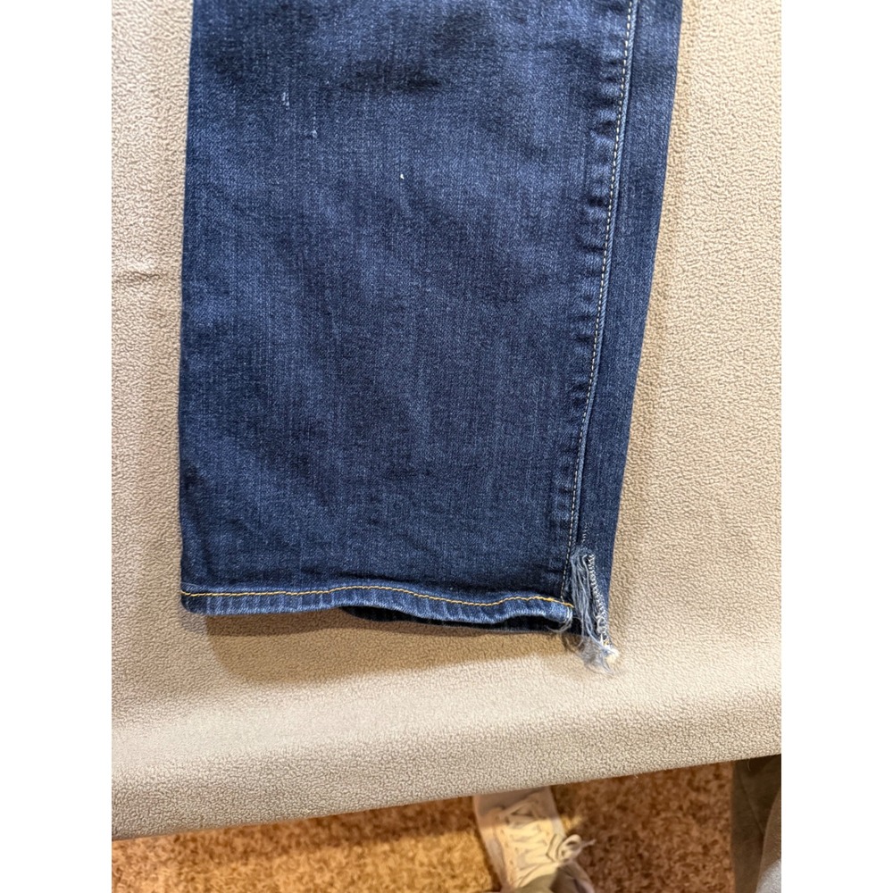 American Eagle Slim Boot Jeans Dark Wash Stretch Denim Size 12 Long Womens - Picture 3 of 6